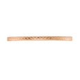 thumbnail image 3 of Stackable Expressions 10 Karat Rose Gold 1.2mm Criss-Cross Pattern Stackable Band, 3 of 7