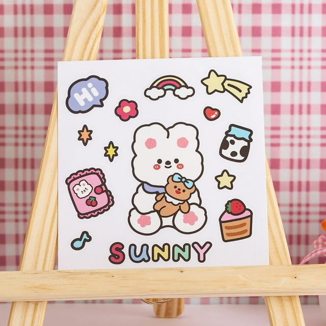 Cute Stickers Kawaii Stickers Small Stickers Girl Stickers Stickers Cartoon Cute Stickers Water Cup Hand Account Books Mobile Phone Shell Pvc Stickers
