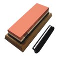 thumbnail image 1 of Amdohai Sharpening Stone Set Dual Grit 1000/3000 with Non Slip Silicone & Bamboo Base Angle Guide Waterstone Whetstone Knife Sharpener, 1 of 8