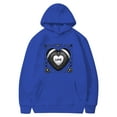 thumbnail image 3 of Hoodie, Midweight , Pullover Hooded Sweatshirt for Men, Big & Tall Options Available, Solid Drawstring Kangaroo Pocket Hoodies (BU1-b, 3XL), 3 of 5