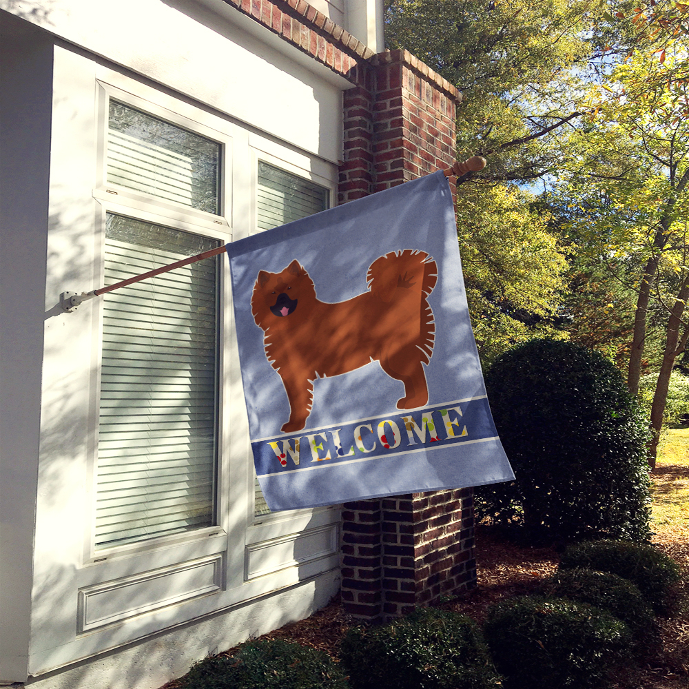 Eurasier or Eurasian dog Welcome Flag Canvas House Size