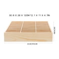 thumbnail image 4 of BRIGHTFUFU Wooden Multi-Grid Phone Storage Box Light Yellow for Office Classroom Desktop Organizer, 4 of 4