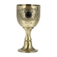 thumbnail image 1 of Copa de vino vintage, copa de metal de alta calidad, mini copa, cáliz de vino tinto para fiesta, 1 of 3