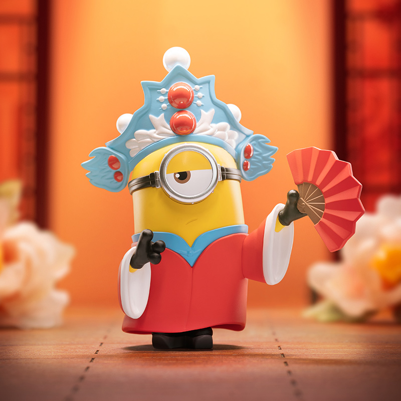 WJSDDXD POP MART Minions Travelogues of China Series Mystery Box