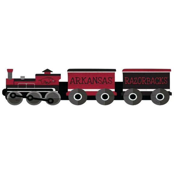 Arkansas Razorbacks 6'' x 24'' Train Cutout Sign