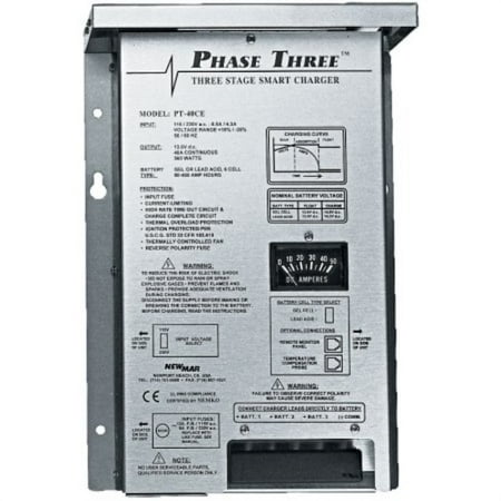 Newmar PT25W 12v Charger 3 Bank 25 Amp
