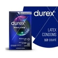 thumbnail image 4 of Durex Condom Prolong Natural Latex Condoms, 12 Count - Ultra Fine, ribbed and dotted with delay lubricant, 4 of 4