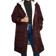 thumbnail image 6 of Long Sherpa Jackets for Women 2026 Thermal Fleece Lined Winter Coats Oversized Zip-up Soft Warm Bed Blanket, 6 of 6