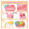 thumbnail image 2 of Juego De Cocina Infantil Con Fregadero Eléctrico  24 Pcs  Malubero, Color Rosa, 2 of 5