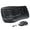 Black, variant on Meetion USB Wireless Ergonomic Keyboard & Mouse Combo with Wrist Rest & Wave Keys, Black, For Windows/Mac