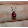 thumbnail image 5 of Natural Oval Red Tourmaline Sterling Silver Necklace NT375, 5 of 9