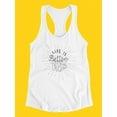 thumbnail image 3 of Never Give Up  Style Tank Women -Image by Shutterstock, Female x-Small, 3 of 4