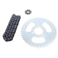 thumbnail image 1 of T8F Front Rear Sprocket Chain Kit, High Hardness Efficient T8F 44T Sprocket  for Mini Motorcycles, 1 of 7