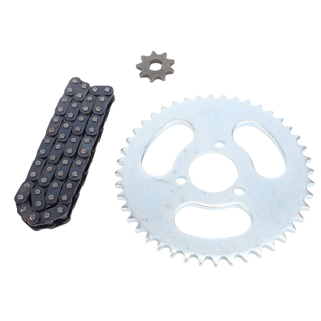 T8F Front Rear Sprocket Chain Kit, High Hardness Efficient T8F 44T Sprocket for Mini Motorcycles