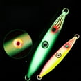 thumbnail image 4 of 3PC BIQIANWO Fishing Lures Iron Plate Sea Fishing Boat Swordfish Full Night Glow Ribbonfish High Quality Attracting Light Squid baits, 4 of 9