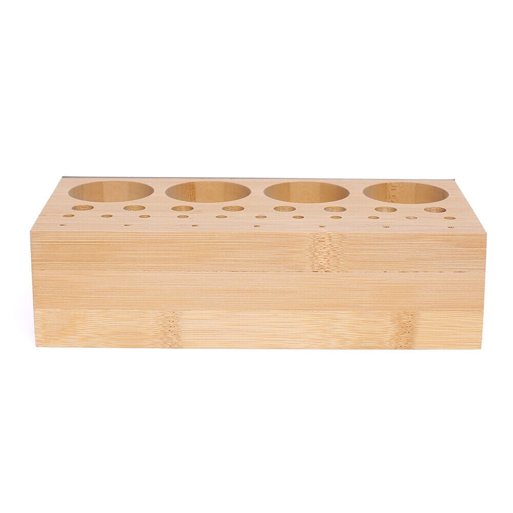 Kylebooker Fly Tying Fishing Kit Tool Organizer - Wooden Fly Fishing Desk for 12 Fly Fishing Tools - Store Fly Tying Materials, Scissors, Bobbin, Thread