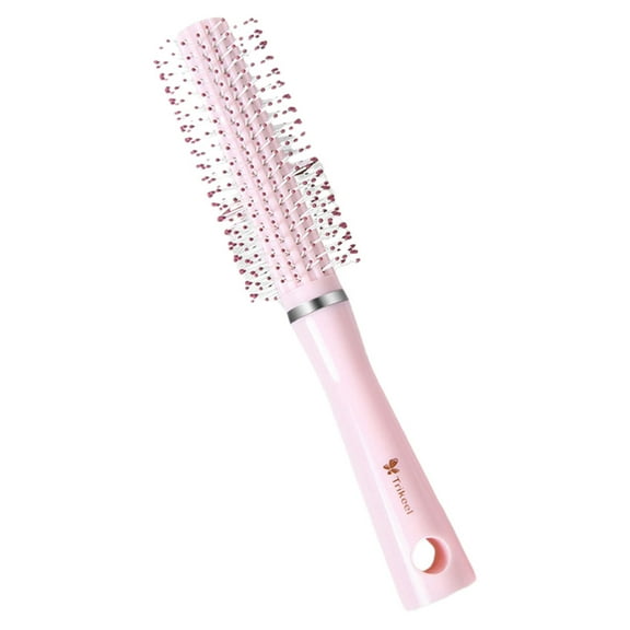 Curling Brush for Short Hair Brushes Hairbrush Curly Roll Round Styling Blow Drying Comb Pink Men and Women