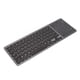 thumbnail image 2 of Teclado inalámbrico numérico con panel táctil de 2,4 GHz, portátil, retroiluminado RGB, Plug and Play, teclado portátil con panel táctil, color gris, 2 of 12