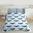 thumbnail image 2 of Castle Fairy Queen 3-Piece Eyelash Comforter Set - Bling Makeup Princess Bedding, 2 of 8