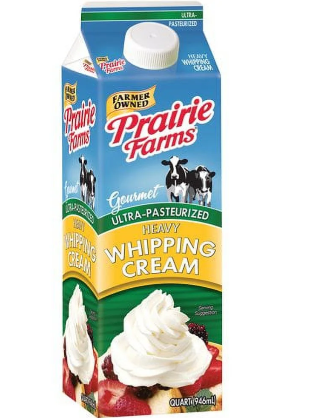 Prairie Farms 36% Heavy Whipping Cream 16 oz