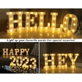 thumbnail image 7 of Led Letters Lights 26 Alphabet and 10 Number Decorative Lighted Letters,Battery Powered Led Marquee Light Up Letters for Wedding Birthday Party Home Decor(Letter F), 7 of 7
