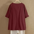 thumbnail image 6 of TYGHBN Women's Basic Crew Neck T Shirt Casual Comfortable Soft Pure Color Tee Top for Daily Wear Outfit with Jeans Skirts Ladies Workout Womens Long Sleeve Cold Gear Short Sleeve Athletic Top Womens, 6 of 8