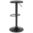 thumbnail image 4 of Home Square 3 Piece Backless Madrid Adjustable Swivel Bar Stool Set in Black, 4 of 6