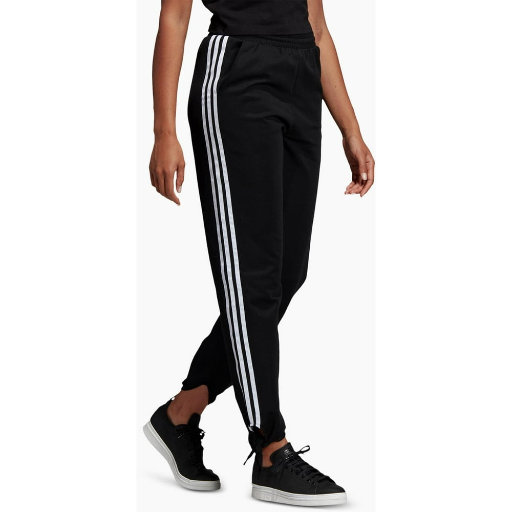 Adidas Adidas Womens Knotted Striped Athletic Pants