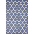 thumbnail image 2 of Unique Loom 3136426 4 x 6 Pi. Tapis Rectangulaire Treillis Philadelphia&44; Bleu, 2 of 2