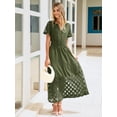 thumbnail image 3 of Vestido largo Simplee Apparel Boho de encaje primavera-verano para mujer, 3 of 7