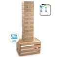 thumbnail image 3 of Giantville Giant 60 Piece Extra Jumbo Tumbling Timber Block Toy w/ Storage Crate, 3 of 6
