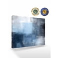 thumbnail image 2 of Blue Grey Wall Art for Living Room,Canvas Picture Wall Decor for Bathroom Bedroom,Modern Oil Painted Art Abstract Geometric Painting Artwork for Office Kitchen Hallway Dining Room Home Decor 20"x24", 2 of 8