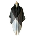 thumbnail image 2 of PaZinger Women's Warm Plaid Large Tartan Scarf Cape Blanket Scarves Fashion Wrap Shawl, 2 of 4