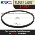 thumbnail image 2 of 8 Gallon Replacement Lid Gasket for Pressure Paint Pot Tank Spray Gun TCP GLOBAL, 2 of 3