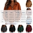 thumbnail image 3 of NominalSnug Sweatshirts for Women Half Zip Long Sleeve Shirts Collared Ribbed Knit Pullover Tops 2026, 3 of 8