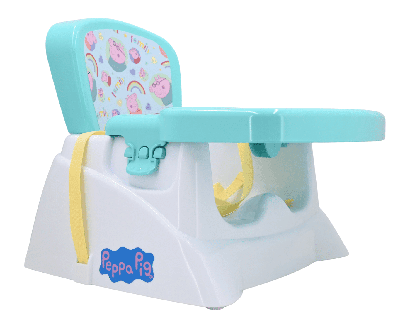 Peppa Pig Booster Seat with Adjustable Tray, Cup Holder and Safety Straps, Children Ages 1 and up