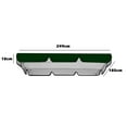 thumbnail image 3 of Swing Canopy Cover (Army Green) 100" x 74" - Deluxe Polyester Top Replacement UV Block Sun Shade Waterproof Decor for Outdoor Garden Patio Yard Park Porch Seat Furniture, 3 of 3