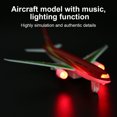 thumbnail image 4 of Plane Model, Exquisite Craftsmanship Lighting Function Alloy Body Plane Models Gift Small And Exquisite For Early Education For Toy Store For Child For Home ANGGREK No, 4 of 7