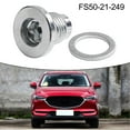 thumbnail image 1 of Oil Drain Plug For Mazda For 3 Sport For Miata For CX-5 For RX-8 FS50-21-249 Quick To Install And Easy To Use, 1 of 8