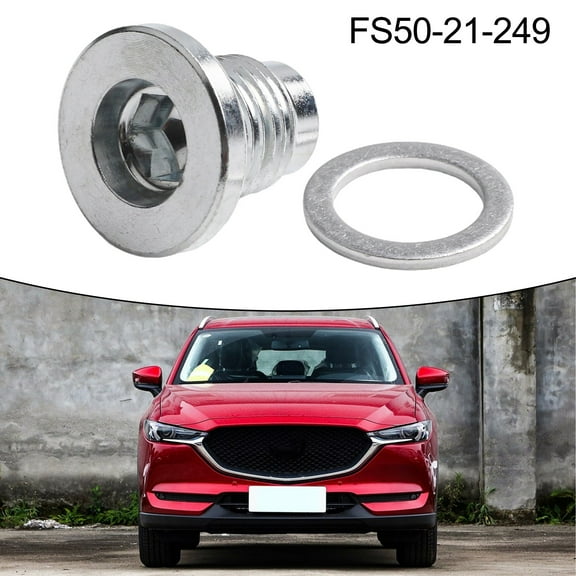 Oil Drain Plug For Mazda For 3 Sport For Miata For CX-5 For RX-8 FS50-21-249 Quick To Install And Easy To Use