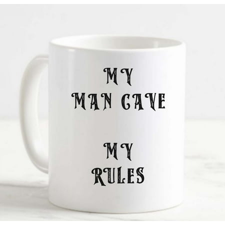 

Coffee Mug My Mancave My Rules Pub White Coffee Mug Funny Gifts Cup