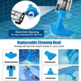 thumbnail image 3 of Electric Pool Vacuum, Lightweight 3 in 1 Pool Vacuum with Powerful Suction, Suitable for Outdoor Pools, Bathtubs and Fish Pools, 3 of 7