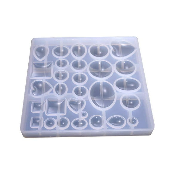 Multi-shape UV Epoxy Pendant Molds Handmade Jewelry Making Silicone Mold DIY Epoxy Resin Art Craft Molds Gift for Girls
