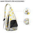 thumbnail image 2 of Bright Lemon Print Fanny Pack - Waterproof Waist Bag for Running, Hiking, Concerts, 2 of 4
