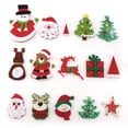 thumbnail image 4 of Lovely Non-woven Fabric Christmas Tree Applique Patches DIY Craft Decoration Handmade Applique christmas decorations for Home, 4 of 5
