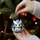 thumbnail image 5 of Colgante de adorno acrílico azul y blanco para árbol de Navidad - adorable decoración navideña para casa, coche o bolso, 5 of 5
