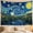 A, variant on XaaKee Tapestry Wall Hanging, Post-Impressionism Night Landscape Marshland Wall Tapestry, High-Quality Polyester Large Tapestry, For Living Room Bedroom Office, 60x40Inch