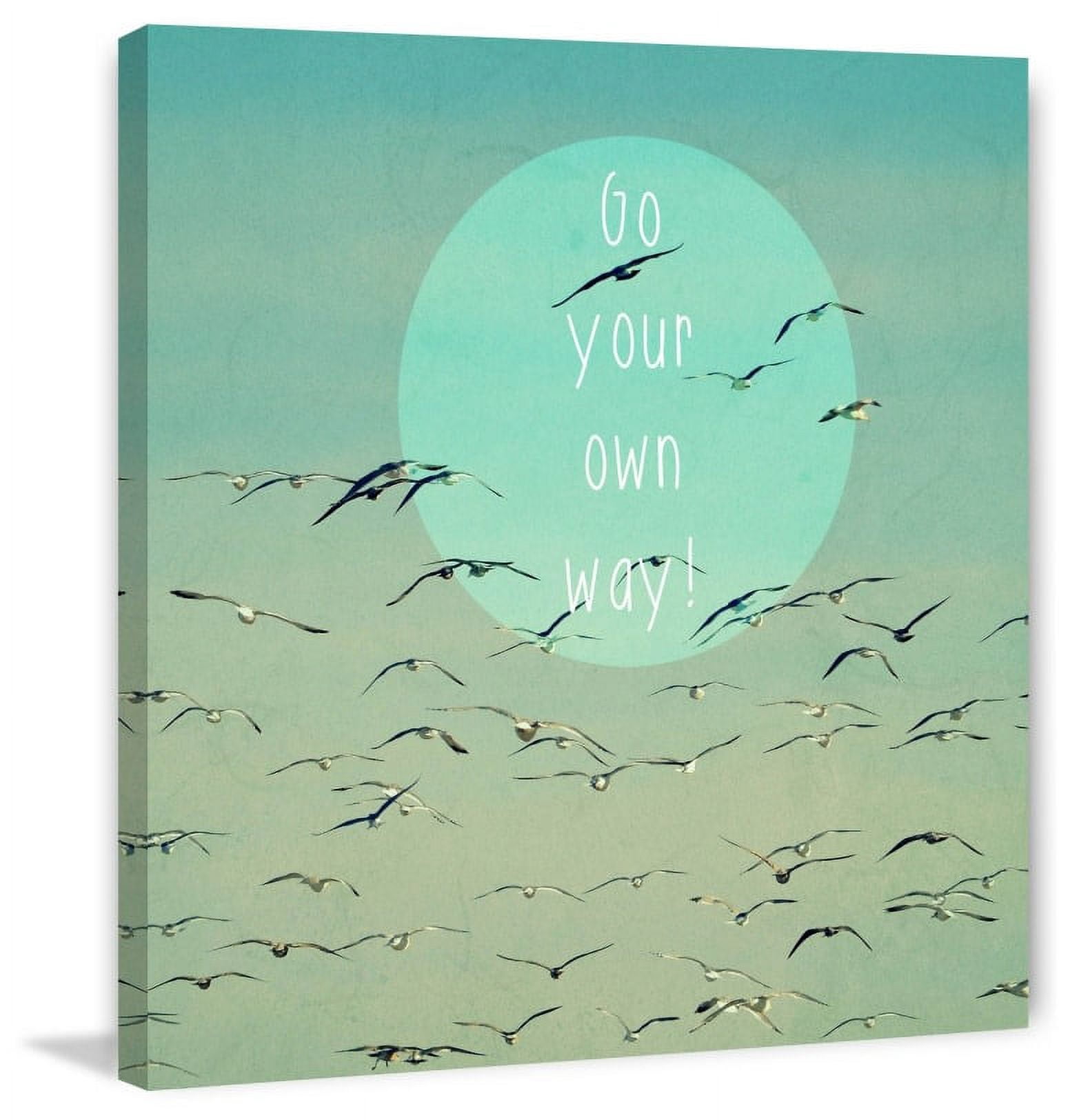 Marmont Hill "Go Your Own Way" by Robert Dickinson Painting Print on Canvas
