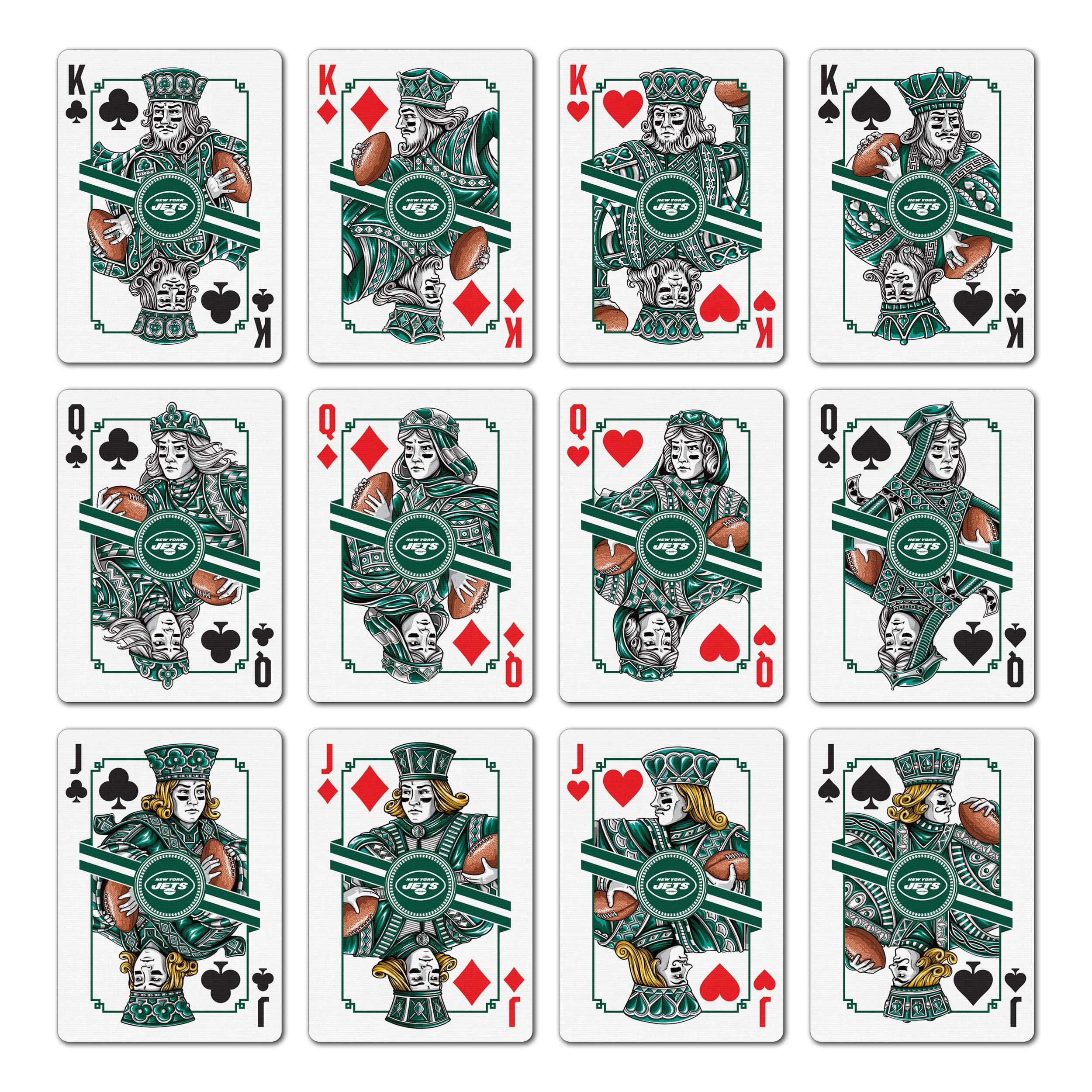 YouTheFan NFL New York Jets Classic Series Playing Cards