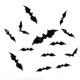 thumbnail image 1 of Decoraciones de Halloween - Suministros de decoración para interiores y exteriores para fiestas de Halloween, 81 piezas de pegatinas de pared de murciélagos aterradoras decorativas 3D de PVC reutilizables JM, 1 of 5